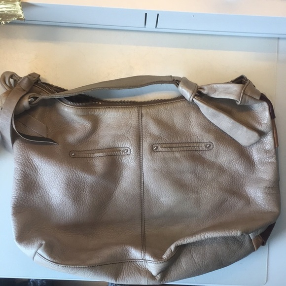 - B. Makowsky Vintage Leather Patchwork Large Bag. P/A1021/ - Picture 2 of 14